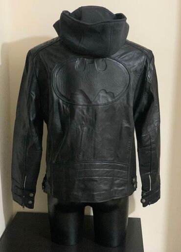 стильная кожаная куртка: Кожаная куртка, Классическая модель, Натуральная кожа, С капюшоном, Оверсайз, Приталенная модель, XS (EU 34), S (EU 36), M (EU 38)