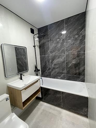 Продажа квартир: 1 комната, 45 м², Пишпек 106 серия, 8 этаж, Свежий ремонт — 3