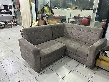 Divanlar: L formalı yumşaq künc divan - Dizayn: Kompakt L formalı, hər iki — 2