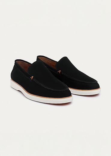 Мужские кроссовки, 39, 39.5, 40, Loro Piana, Новый, цвет - Черный, Самовывоз, Бесплатная доставка, Платная доставка