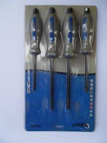 Setovi ručnog alata: Set odvijača – 4 dela - Tipovi: ravni i krstasti (Phillips) nastavci — 11