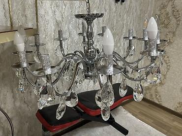 led lyustralar: Çılçıraq, 8 lampa, Metal — 1