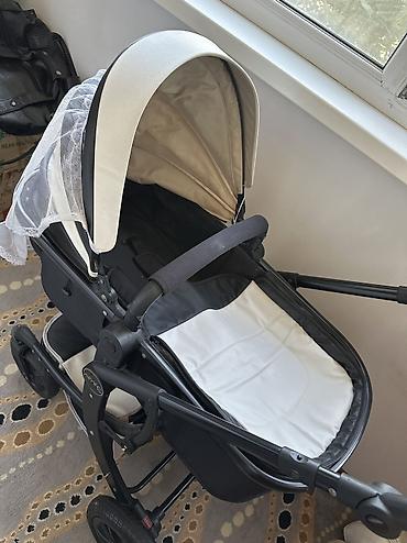 коляска chicco urban: Коляска, цвет - Черный, Б/у, Самовывоз — 3