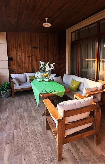 hacioglu mebel fabriki: Bağ/terras üçün taxta mebel dəsti - Təbii ağacdan hazırlanmış — 1