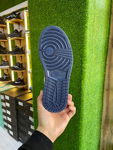 jordan 1: Мужские кроссовки, 44, Nike, Новый, цвет - Синий, Бесплатная доставка — 6