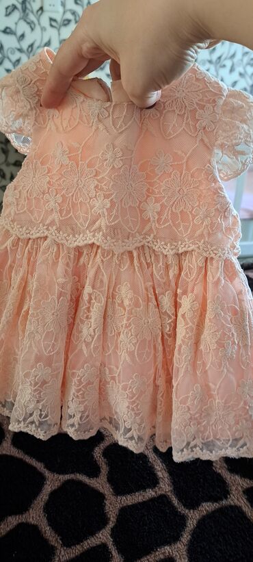 Платья: Детское платье цвет - Персиковый