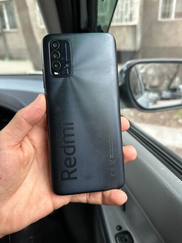 4 5мм: Redmi, Redmi 9T, Колдонулган, 128 ГБ, түсү - Кара, 2 SIM