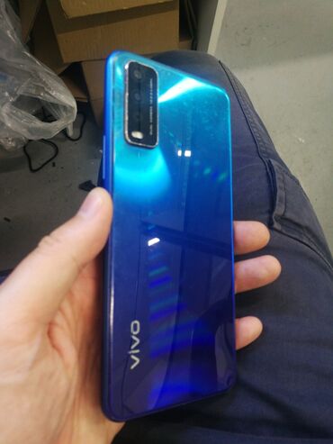Vivo Y12s, Б/у, 32 ГБ, цвет - Синий, 2 SIM