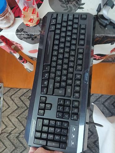 ses yaz: A4Tech KR-85 USB klaviatura-GAMER OYUN KLAVIATURA ISHIKLI - Tam — 1