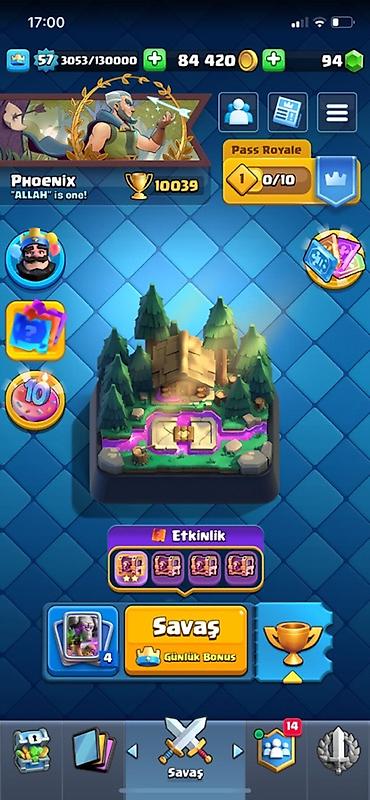 oxatan: Clash Royale hesabı – yüksək səviyyəli kolleksiya və güclü destələr — 7