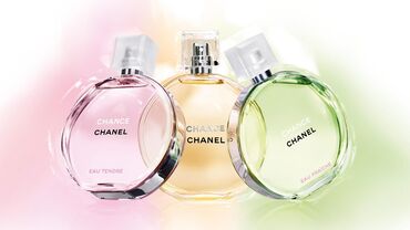 Парфюмерия: Три флакона парфюмерной воды Chanel Chance в разных вариантах аромата