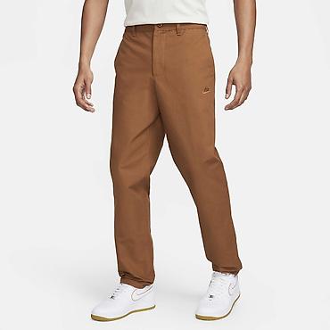 vikend torba: NIKE Club Chino Pants British Tan Brown Canvas Men's vel. M NOVO — 1
