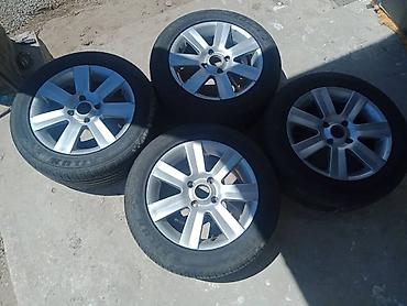 Колеса в сборе 215 / 60 / R 16, Зима, Б/у, Комплект, Легковые, Литые, отверстий - 4