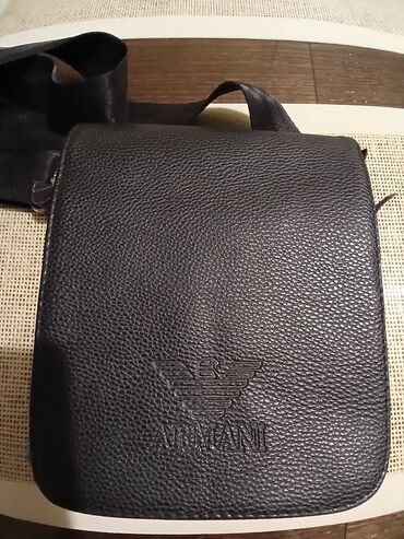 metro torbe: Men's bag, Armani Exchange, Material: Leather