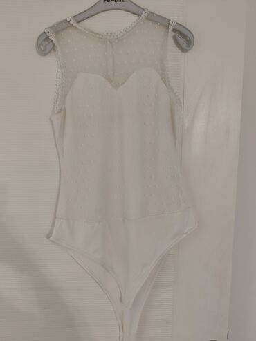 bele zenske farmerke: One size, color - White