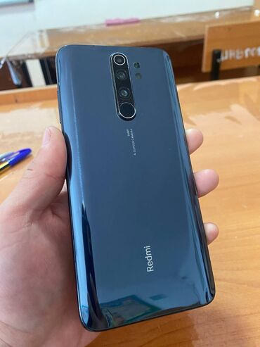телефон бу талас: Redmi, Redmi Note 8 Pro, Б/у, 64 ГБ, цвет - Серый, 2 SIM