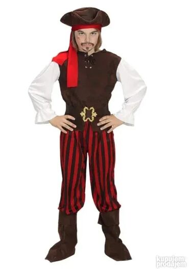 Kostimi za maskenbal: SLIKE UŽIVO - na lutki - MODEL 3GUSAR gusarka pirat kostim gusara za — 3