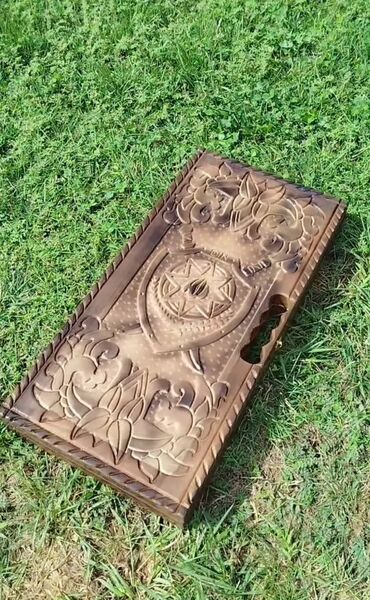 Nərdlər: Qoz ağacından hazırlanmış əl işi diplomat nərdlər.Daşı Zəri və Sumkasi — 2