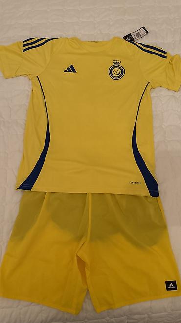 Kişi geyimləri: İdman dəsti, Adidas, M, rəng - Sarı — 1