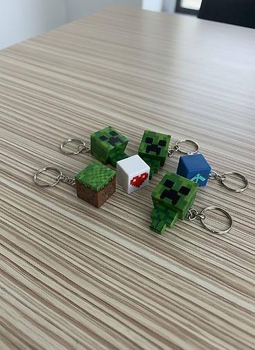 Bijuteriya: Minecraft mövzusunda açarlıq dəsti - Dizayn: Piksel üslubunda — 1