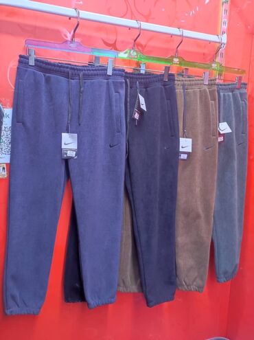 женская модельная обувь больших размеров: Мужские спортивные брюки (джоггеры). - Материал: плотный велюр/флис с