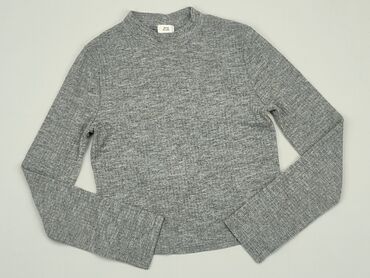 szary rozpinany sweterek: Sweterek, River Island, 10 lat, 104-110 cm, stan - Dobry