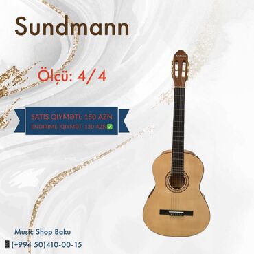 ucuz gitara qiymetleri: Sundmann klassik gitara