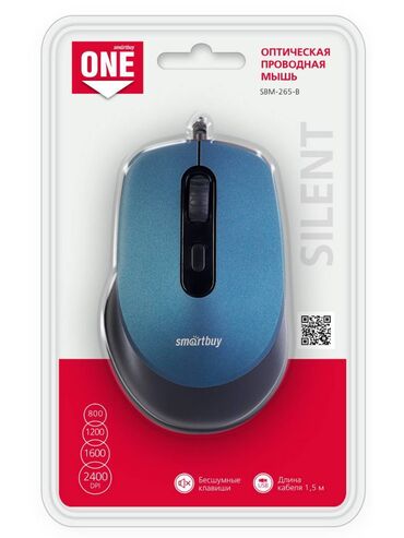 компьютерные мыши mosunx: Мышь проводная беззвучная ONE 265-B, Smartbuy Хит продаж - мышь с