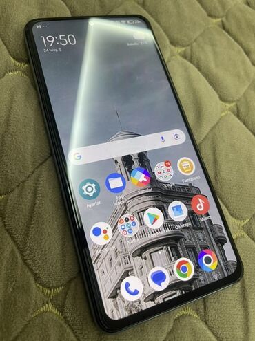 Poco: Poco F3, 128 GB, rəng - Göy, Barmaq izi