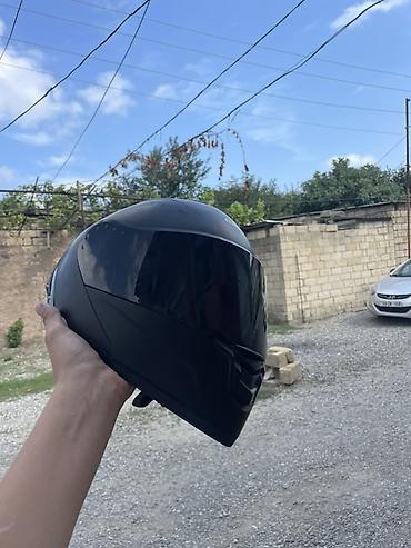 Nəqliyyat: Crown Racing moto dəbilqəsi – modular (açılıb-bağlanan çənə hissəli) — 4