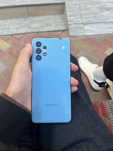 Samsung Galaxy A32, Б/у, 128 ГБ, цвет - Голубой, 2 SIM