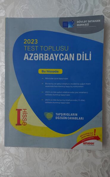 Kitablar, jurnallar, CD, DVD: Azərbaycan dili toplu 1ci hisse 2023 
5 AZN