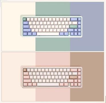 bluetooth mouse: Клавиатура, Механическая, Bluetooth, Проводное подключение, Размер: 65% — 6