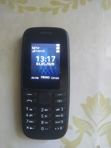 Nokia: Nokia 105 4G, rəng - Qara, Düyməli