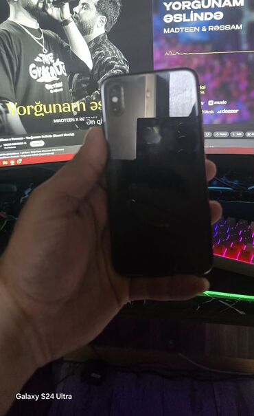 Apple iPhone: IPhone X, 256 GB, Black Titanium, Simsiz şarj