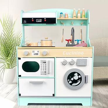 детские тазик: Предзаказ!!! Детская деревянная игровая кухня Cucinino с мойкой и — 2