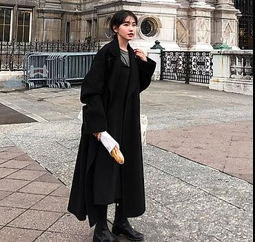 Продаю пальто Новое Made in Korea Размер XL в черном цвете подойдет и
