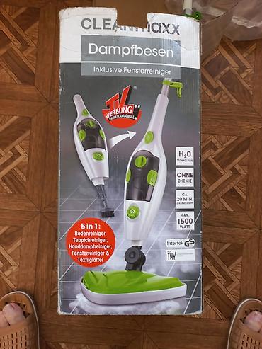 mikro it: CLEANmaxx Dampfbesen – 5‑i‑1 buxarlı təmizləyici Xüsusiyyətlər: - 5 — 3