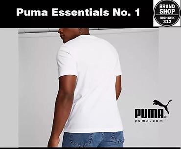 pull and: Мужская футболка, M, L, Puma, Новый, цвет - Белый, Самовывоз, Платная доставка — 2