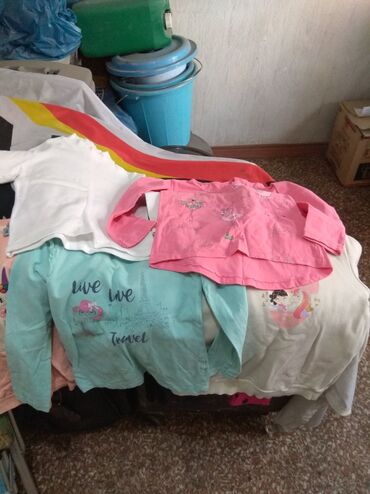 футболка на девочку 5 лет: Детский топ, рубашка, Б/у