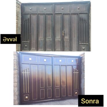 Həyət darvazaları: 1️⃣ darvazalari̇n renglenmesi̇ xi̇dməti̇ temi̇r növbəti̇ el — 3