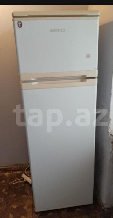 Nehrə aparatları: İşlənmiş 2 qapılı Beko Soyuducu Satılır, rəng - Ağ, Təkərli
