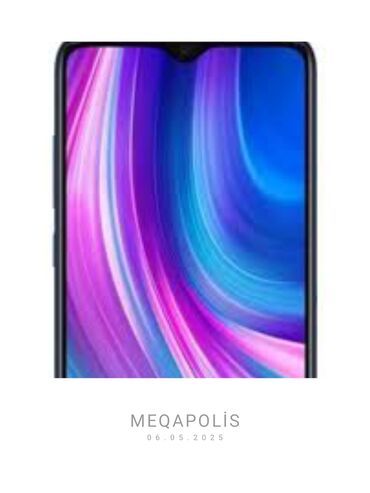 Xiaomi: Xiaomi Redmi Note 8 Pro, 128 GB, rəng - Göy, 
 Sensor, Barmaq izi, Simsiz şarj