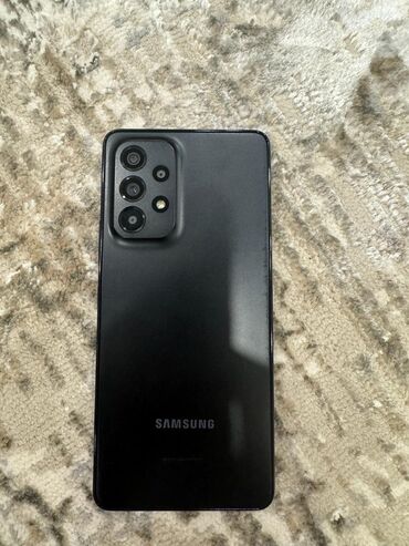 samsung a53: Samsung Galaxy A53 5G, Новый, 256 ГБ, цвет - Черный, 1 SIM, 2 SIM