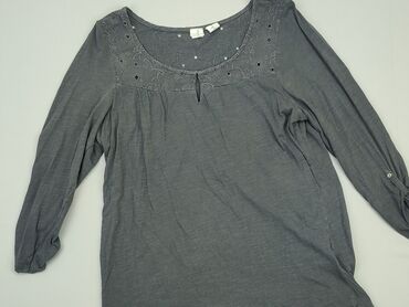 szare bluzki eleganckie: Bluzka Damska, H&M, L, stan - Dobry