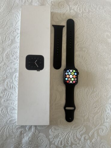 aple saat: Б/у, Смарт часы, Apple, цвет - Черный