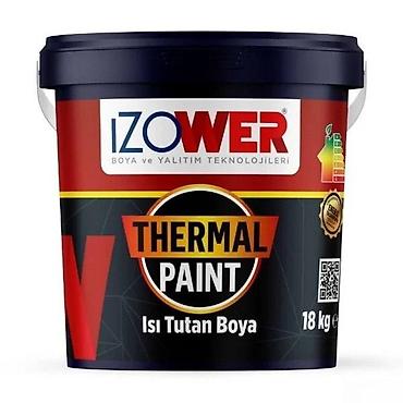 divar boyası: Divar üçün boya, Izower, 18 kq, rəng - Ağ, İstiliyə davamlı — 1