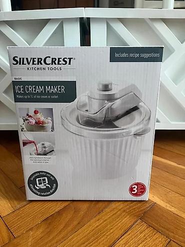Ostali kuhinjski aparati: SilverCrest Ice Cream Maker – aparat za sladoled i sorbe - Kapacitet — 1