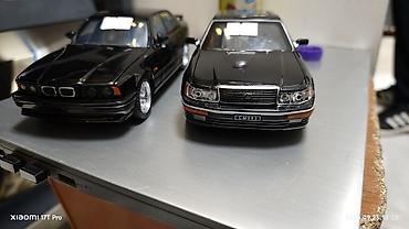 BMW E34 M5, LEXUS LS400 Коллекционные масштабные модели автомобилей