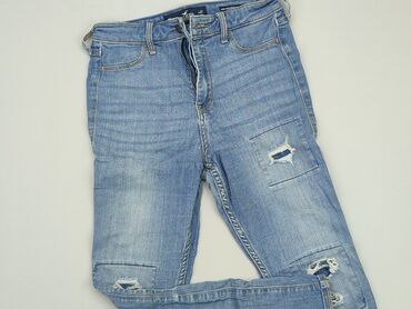 spódnico spodnie jeansowe: Jeansy, Hollister, L, stan - Dobry